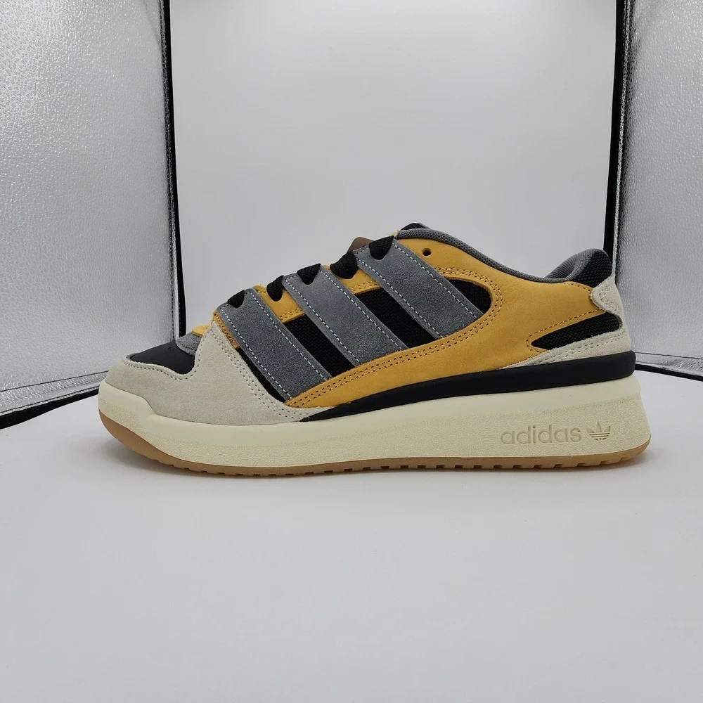 Adidas Originals Forum 2000 Shoes Mens 10 Black Oat Off White Leather NEW‎